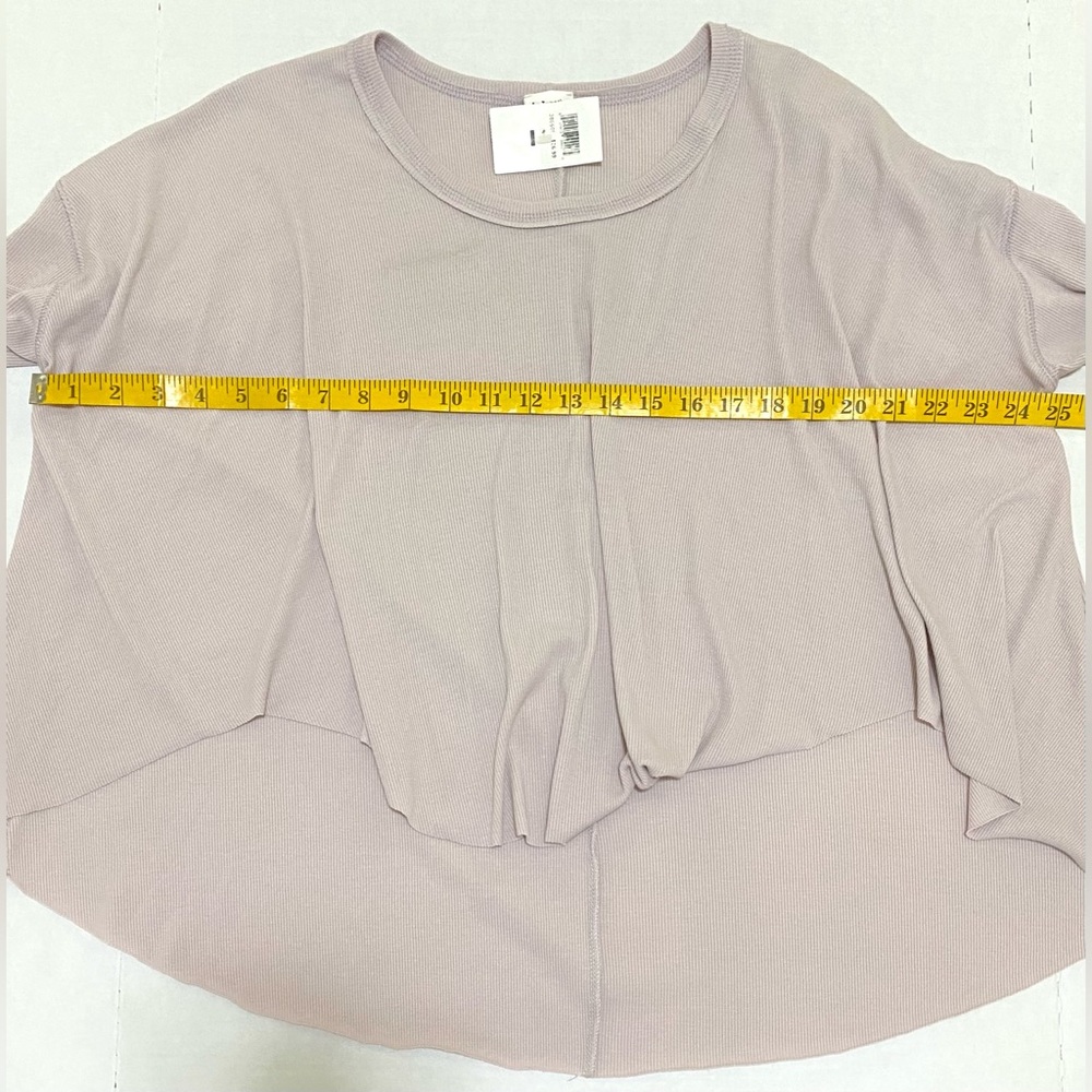 By Together Womens M Gray Ribbed Top Boho Fall Y2K Festival Streetwear Utility - Picture 11 of 15